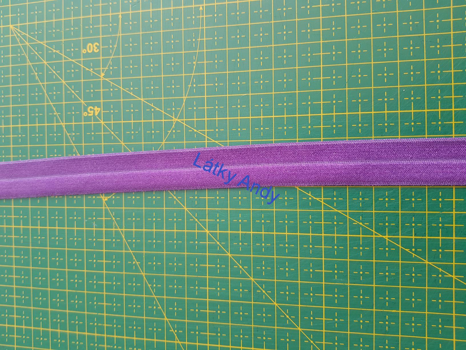 Lemovací pruženka fialová 19 mm
