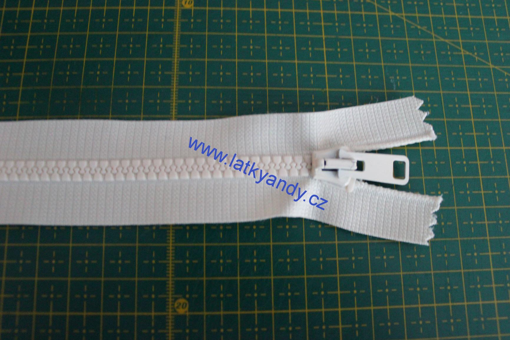 Zip kostěný 6mm 45 cm