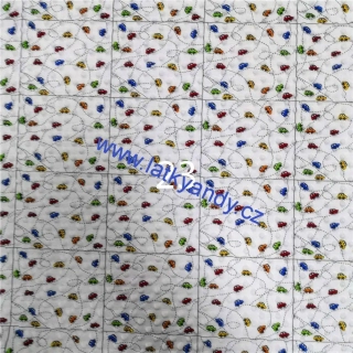 Minky Autíčka 3D puntík